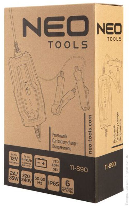 Зарядний пристрій Neo Tools 11-890