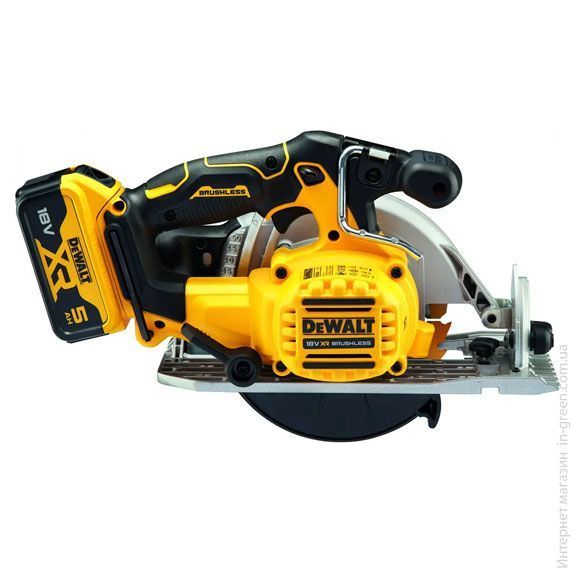 Пила дискова акумуляторна DeWALT DCS565P2