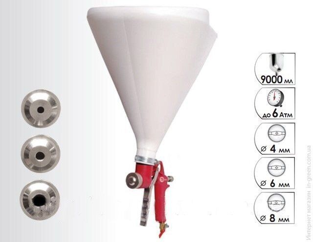 Распылитель штукатурный INTERTOOL PT-0403