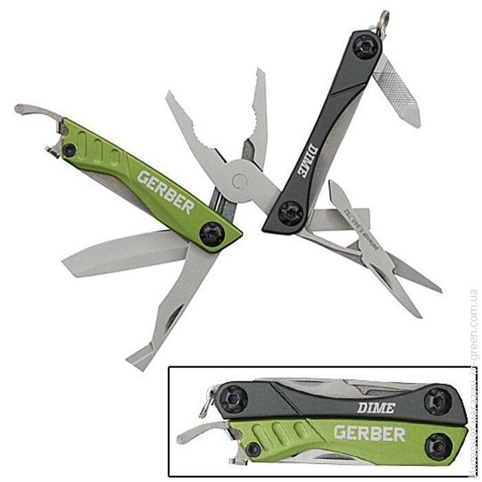 Мультитул GERBER Dime Micro Tool (зеленый)