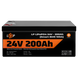 Акумулятор LP LiFePO4 24V (25,6V) - 200 Ah (5120Wh) (Smart BMS 100А) з BT пластик для ДБЖ Фото 1 з 6