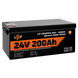 Акумулятор LP LiFePO4 24V (25,6V) - 200 Ah (5120Wh) (Smart BMS 100А) з BT пластик для ДБЖ Фото 4 з 6