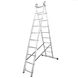 Алюминиевая двухсекционная лестница 2x10 ступеней DUOMAX VIRASTAR VDL210 Фото 1 из 11