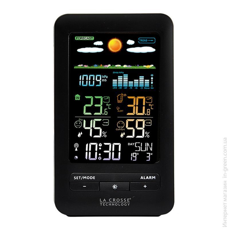 Метеостанція La Crosse WS6205 Black