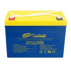 Герметичний свинцово-кислотный аккумулятор Pulsar CS12-100D
