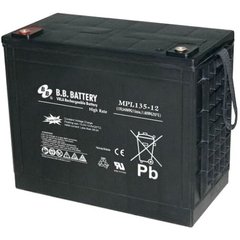 Гелевий акумулятор B.B. BATTERY MPL135-12/I3