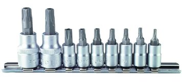 Набор головок со вставкой WHIRLPOWER Torx 1/4" і 3/8" 10 единиц