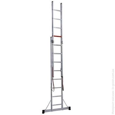 Двухсекционная алюминиевая лестница-стремянка Virastar 2x10 (TS6)