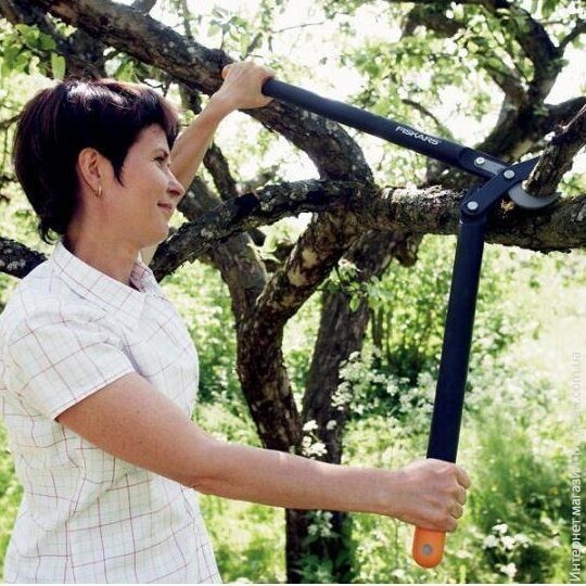 Плоскостной Віткоріз FISKARS c силовым приводом II с загнутыми лезвиями (112590)
