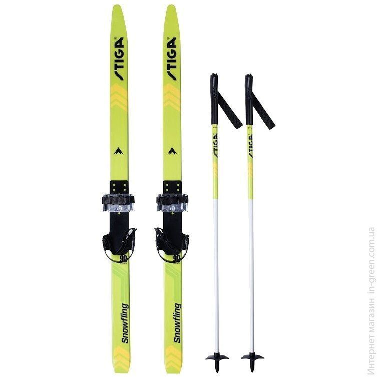 Лыжи STIGA SNOW FLING GREEN 100 cm