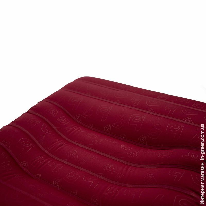 Килимок надувний Bo-Camp Laticuda Ergonomic Gold 191x60x14 cm Grey/Red