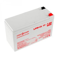 Гелевий акумулятор LOGICPOWER LPM-GL 12 - 7 AH