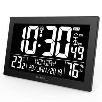 Годинник настінний Technoline WS8017 Black