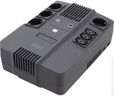 Источник бесперебойного питания DIGITUS All-in-One, 600VA/360W (DN-170110)