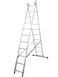 Алюминиевая двухсекционная лестница 2x12 ступеней DUOMAX VIRASTAR Фото 1 из 11