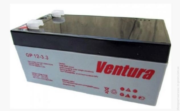 Аккумуляторная батарея VENTURA GP 12V 3,3Ah (178 * 34 * 65мм), Q10