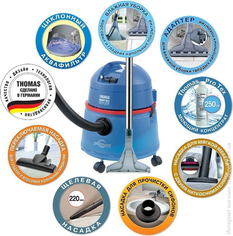Миючий пилосос THOMAS Bravo 20 S Aquafilter