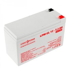 Гелевий акумулятор LOGICPOWER LPM-GL 12 - 7,2 AH