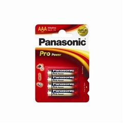 Батарейка Panasonic PRO POWER AAA BLI 4 ALKALINE