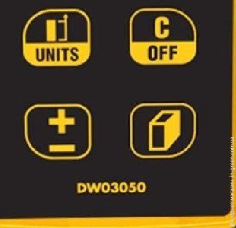 Лазерний далекомір DEWALT DW03050