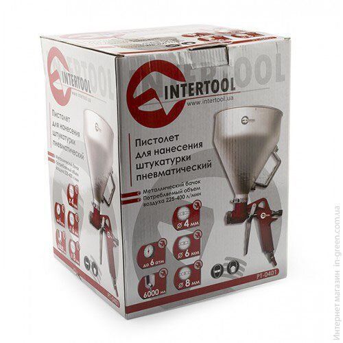 Распылитель штукатурный INTERTOOL PT-0401