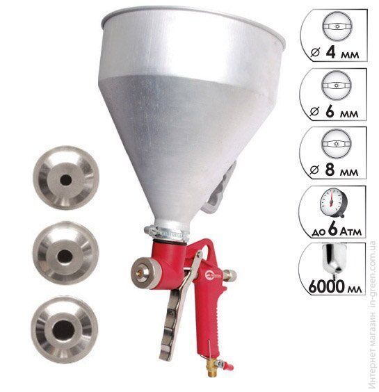 Распылитель штукатурный INTERTOOL PT-0401
