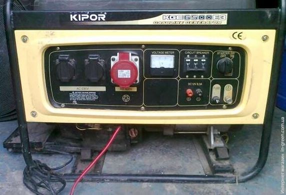 Трифазний генератор KIPOR KGE6500E3 + автоматика