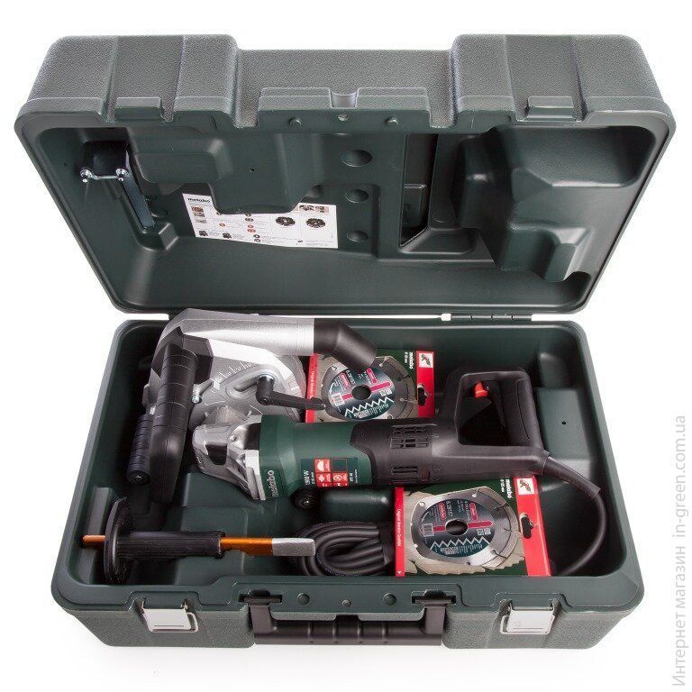 Штроборіз METABO MFE 40 + 2 алмазних відрізних диска