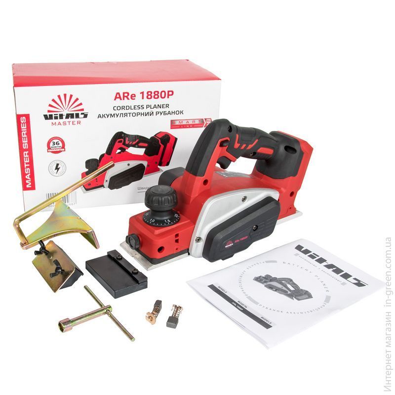 Рубанок акумуляторний VITALS MASTER ARe 1880p SmartLine