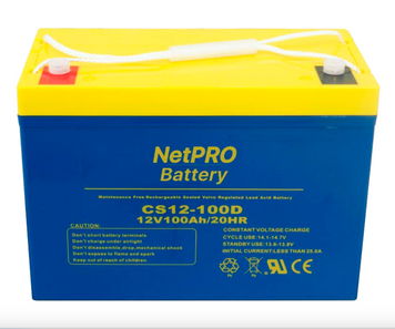 Аккумулятор NetPRO CS 12-100D (12V100Ah/C20)