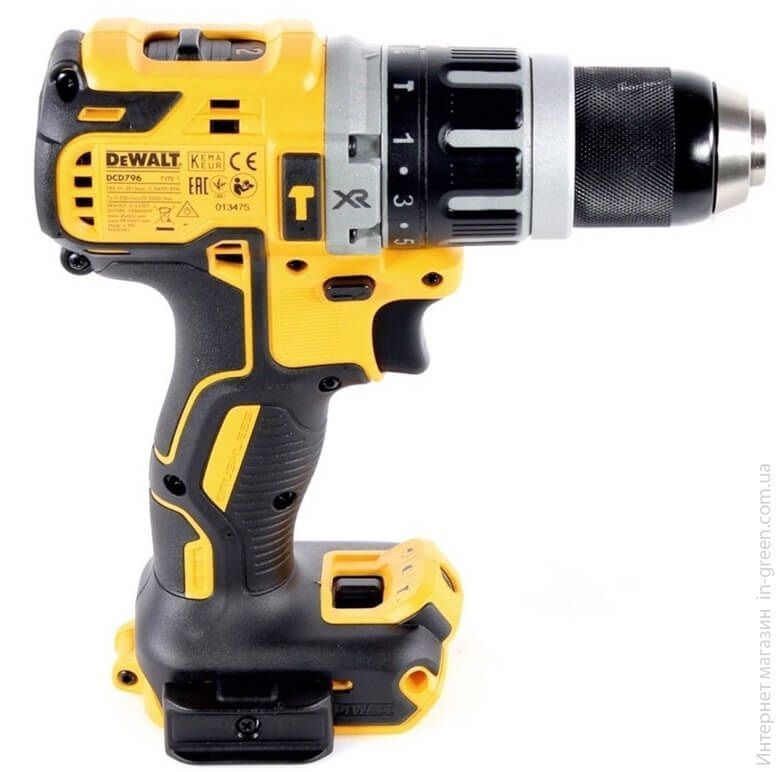 Дриль-шуруповерт ударна DEWALT DCD796NT
