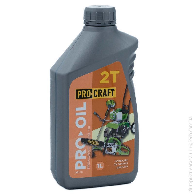Бензопила PRO-CRAFT K450L + Олива PRO-CRAFT для ланцюга 1 л + Олива PRO-CRAFT моторна 2-тактна 1 л