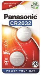 Батарейка Panasonic літієва CR2032 (CR-2032EL/2B) блистер