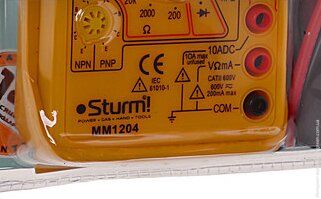 Мультиметр STURM MM1204