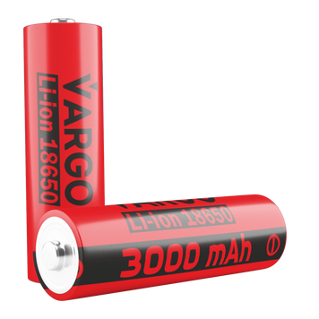Акумулятор 18650 Li-Ion VARGO 3,7V 3000mAh (111883)