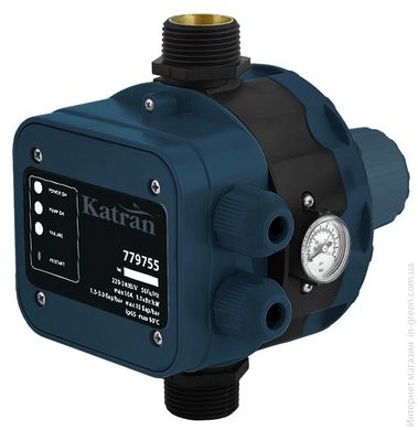 Контролер тиску електро 1.1кВт O + рег тиску вкл 1.5-3.0 bar KATRAN (779755)