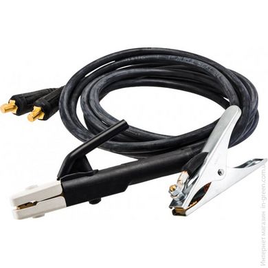 Комплект сварочных кабелей с электродержателем и клемой "маса" ПАТОН КСК-10×5+5 (10-25) (4014121)