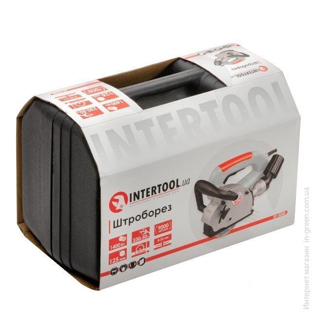 Штроборез 1400 Вт INTERTOOL DT-0200