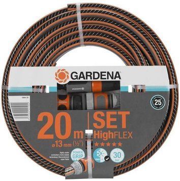 Шланг GARDENA Highflex 13мм (1/2) 20 м + комплект Gar (18064-20.000.00)
