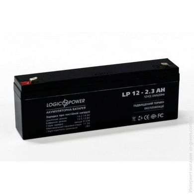 Акумулятор кислотний LOGICPOWER LPM 12-2.3 AH