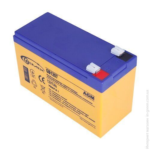 Аккумулятор Gemix GB1207 / 12V 7Ah