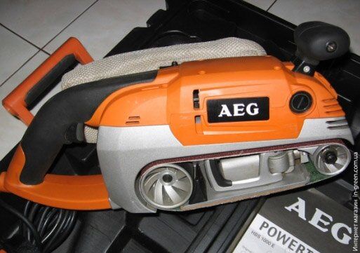 Ленточная шлифовальная машина AEG HBS1000E (4935413205)