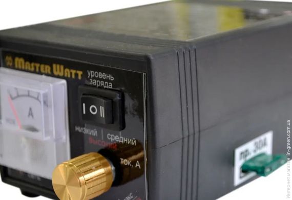 Зарядное устройство MASTER WATT 25А 12В (с амперметром и регулятором)