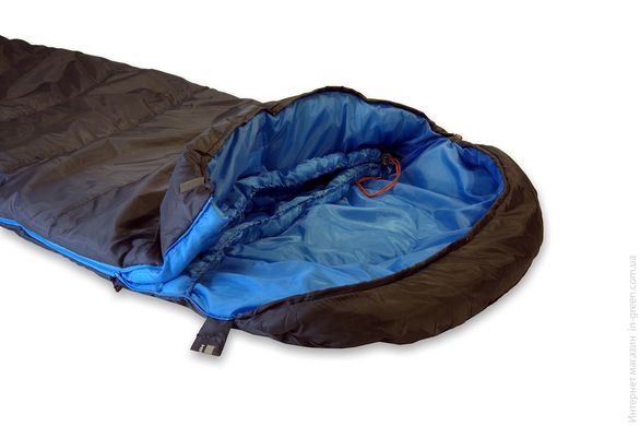 Спальный мешок HIGH PEAK TR 300/0°C Anthra/Blue Left (23065)