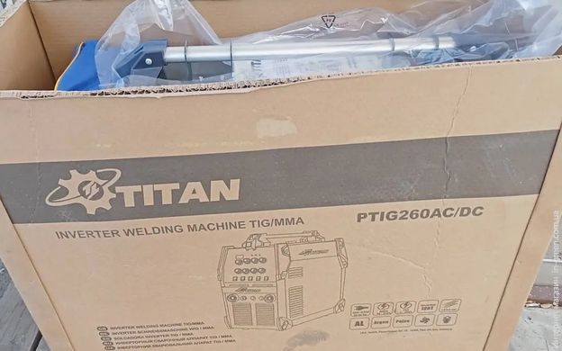Зварювальний інвертор TITAN PTIG260AC/DC-SMART-AL