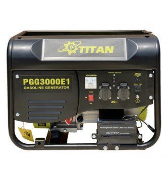 Генератор бензиновый TITAN PGG3000E1 PGG3000E1