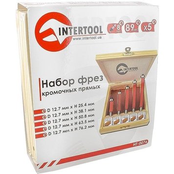 Набір фрез INTERTOOL HT-0076