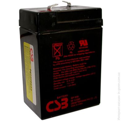 Акумуляторна батарея CSB GP645