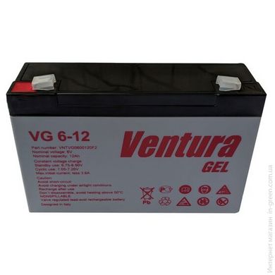 Гелевий акумулятор VENTURA VG 6-12 Gel