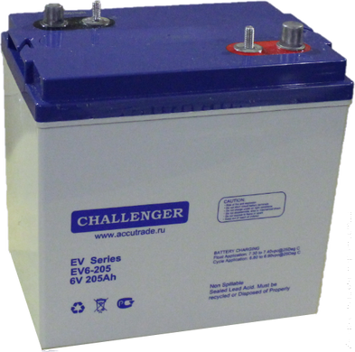 Акумуляторна батарея CHALLENGER EV6-205
